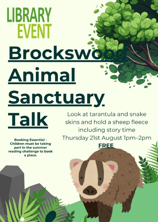 Sedgley Library - Brockswood Animal Sanctuary Talk